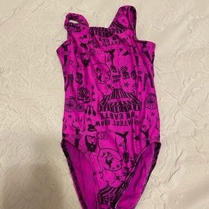 Children’s gymnastics leotard.